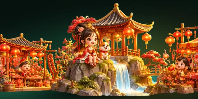 江山美景画
